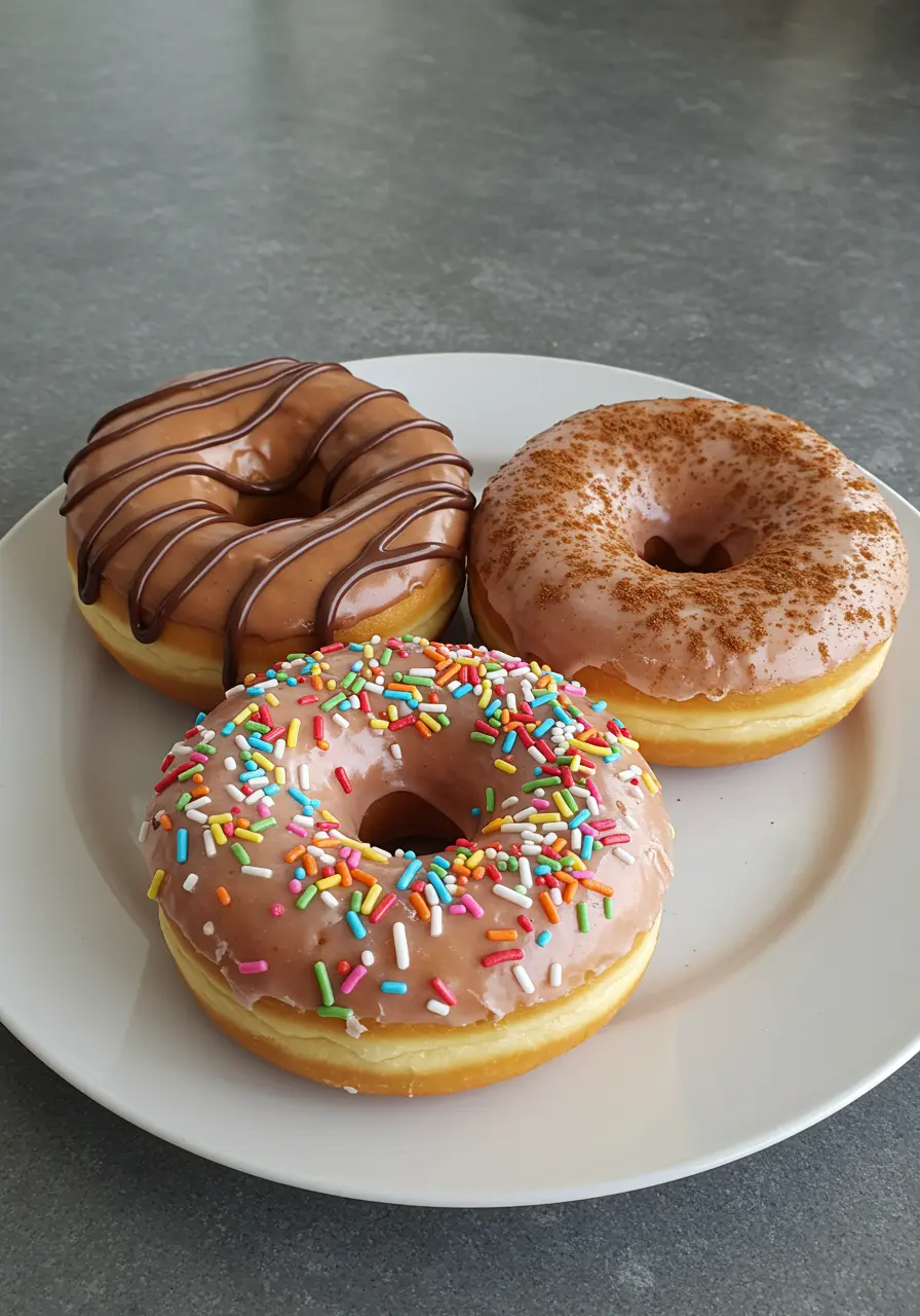 Crispy and Glazed Doughnuts