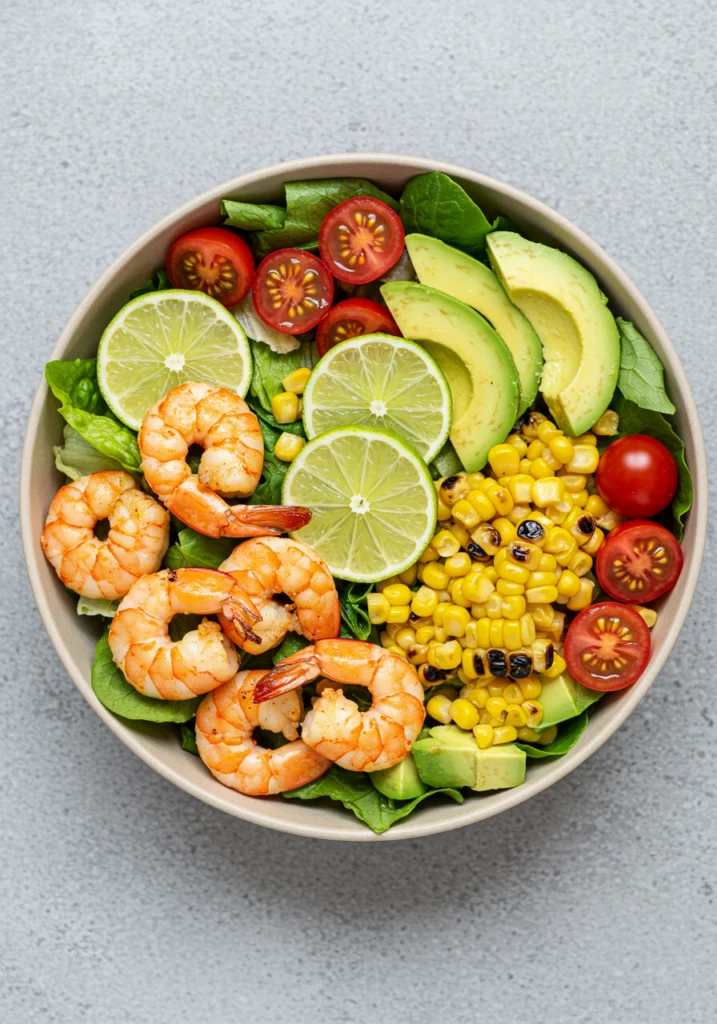 Grilled Shrimp and Avocado Salad
