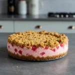 Rhubarb Crumble Cheesecake 2