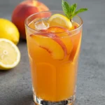 How to Make Peach Lemonade 4 homemade peach lemonade