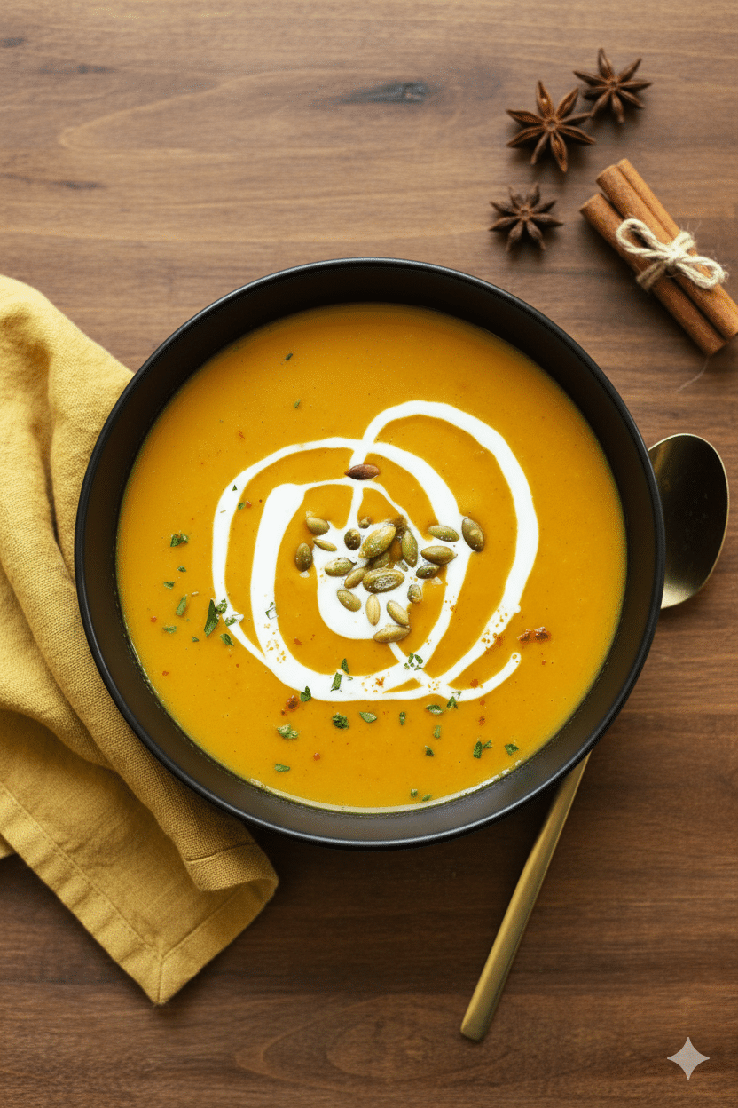 Curried Butternut Squash Soup