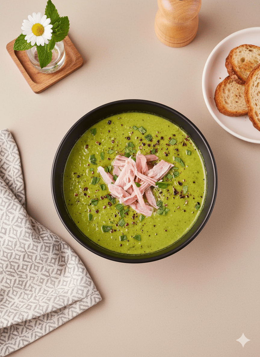 Pea and Ham Soup {Easy & Delicious}