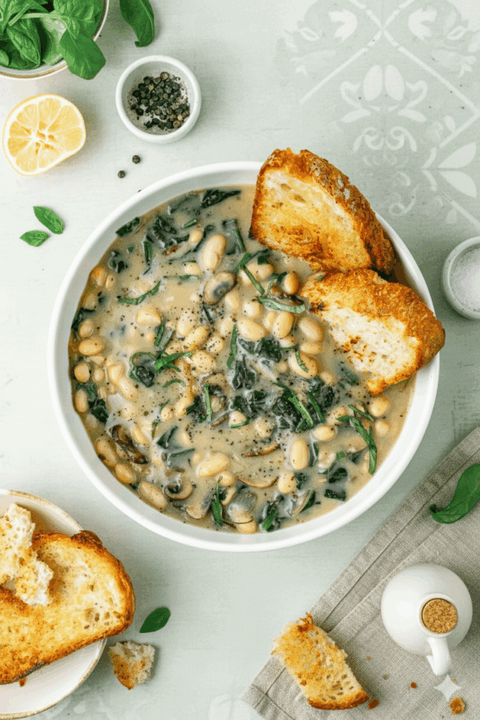 Cozy One-Pot White Bean & Mushroom Stew (Vegan, Protein-Packed & Ready in 30 Minutes) 4 Generated Image October 30 2025 3 58PM