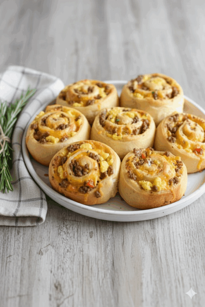 Savory Breakfast Rolls with Sausage, Eggs & Cheese 4 Generated Image November 09 2025 11 08AM