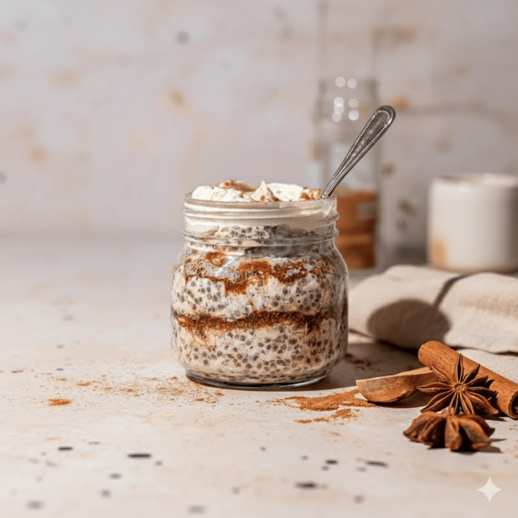 Cinnamon Roll Inspired Overnight Oats – Creamy, Vegan & Gluten-Free 4 Generated Image November 09 2025 1 00PM