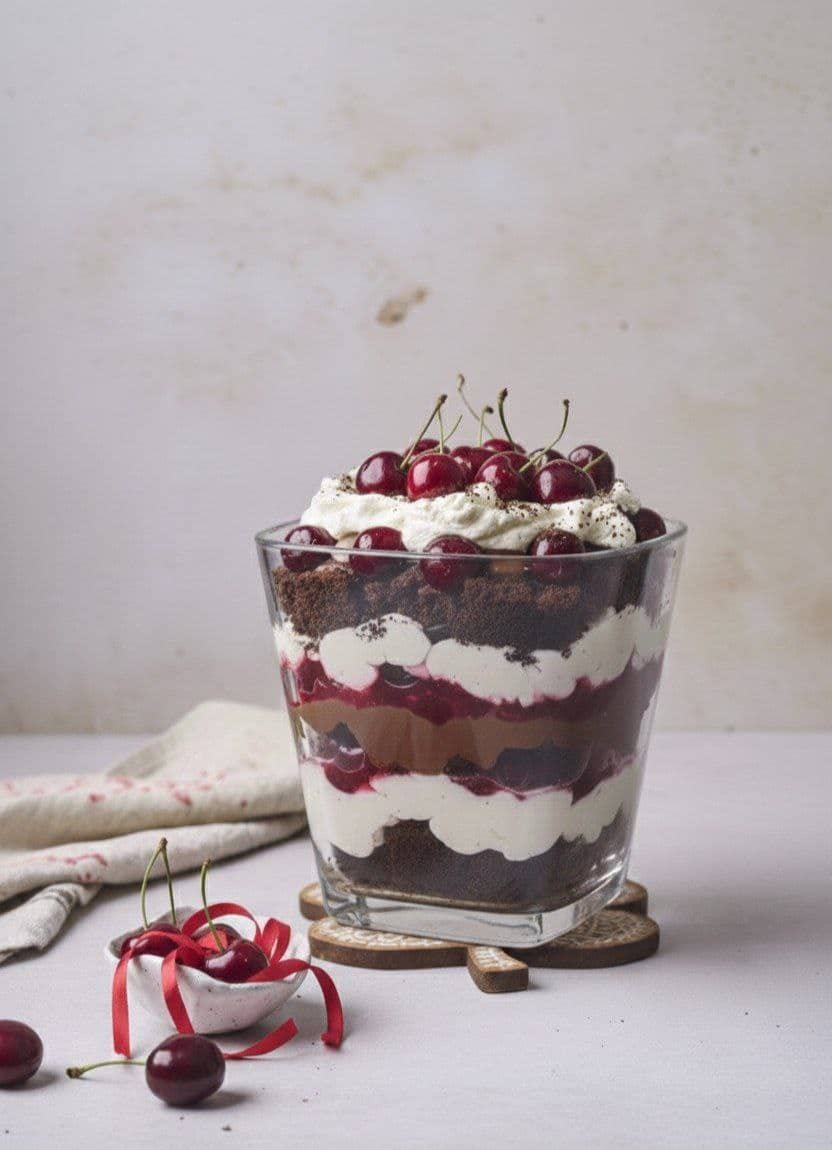 Decadent Black Forest Trifle – A Fun Twist on a Classic Dessert