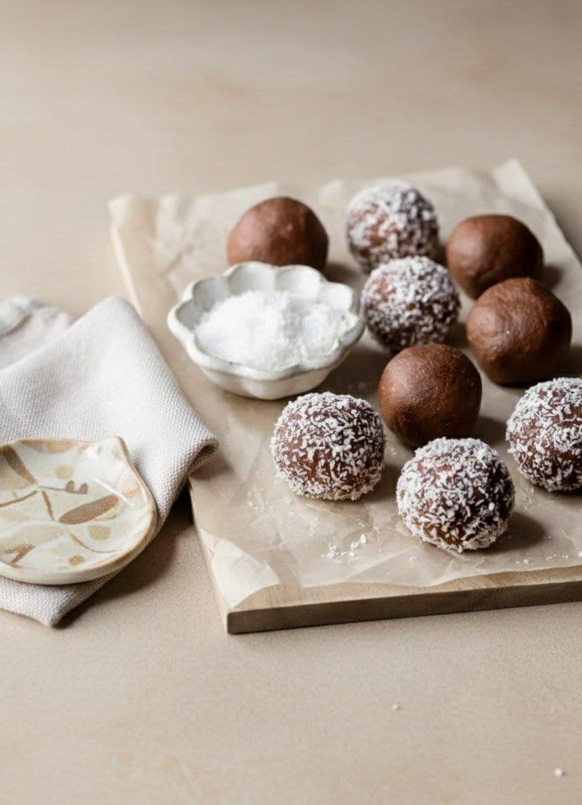 Chocolate Mint Protein Balls (Plant-Based, Nut-Free &amp; Date-Free)