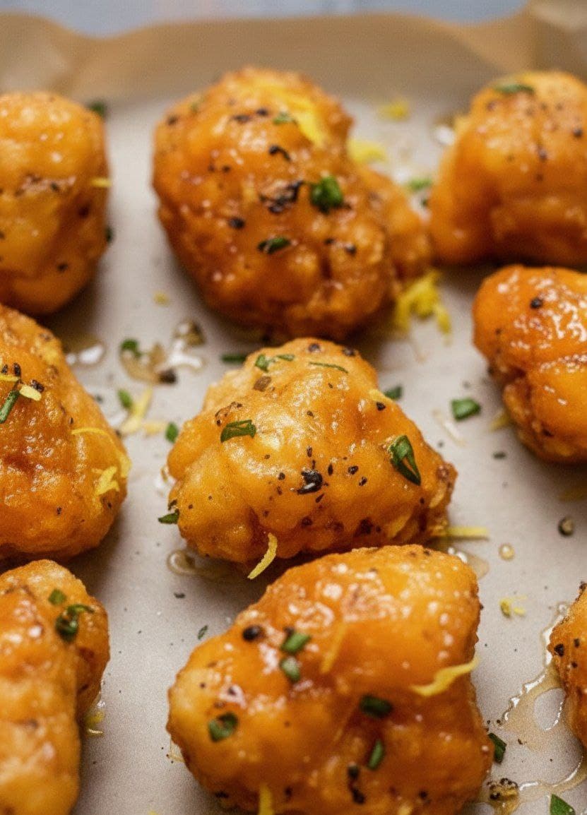 Crispy Lemon Pepper Cauliflower – A Vegan Delight