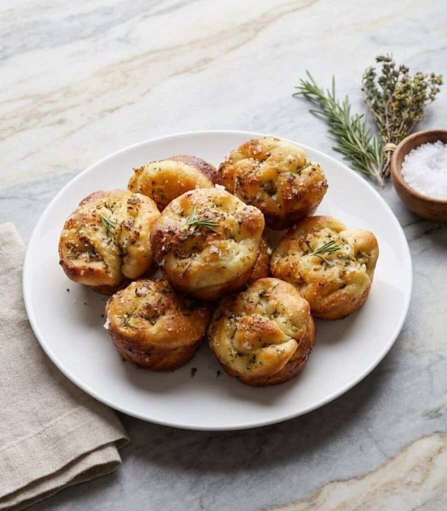 Easy Garlic & Rosemary Focaccia Muffins (Made with Pizza Dough) 6 5927144015281195797 121