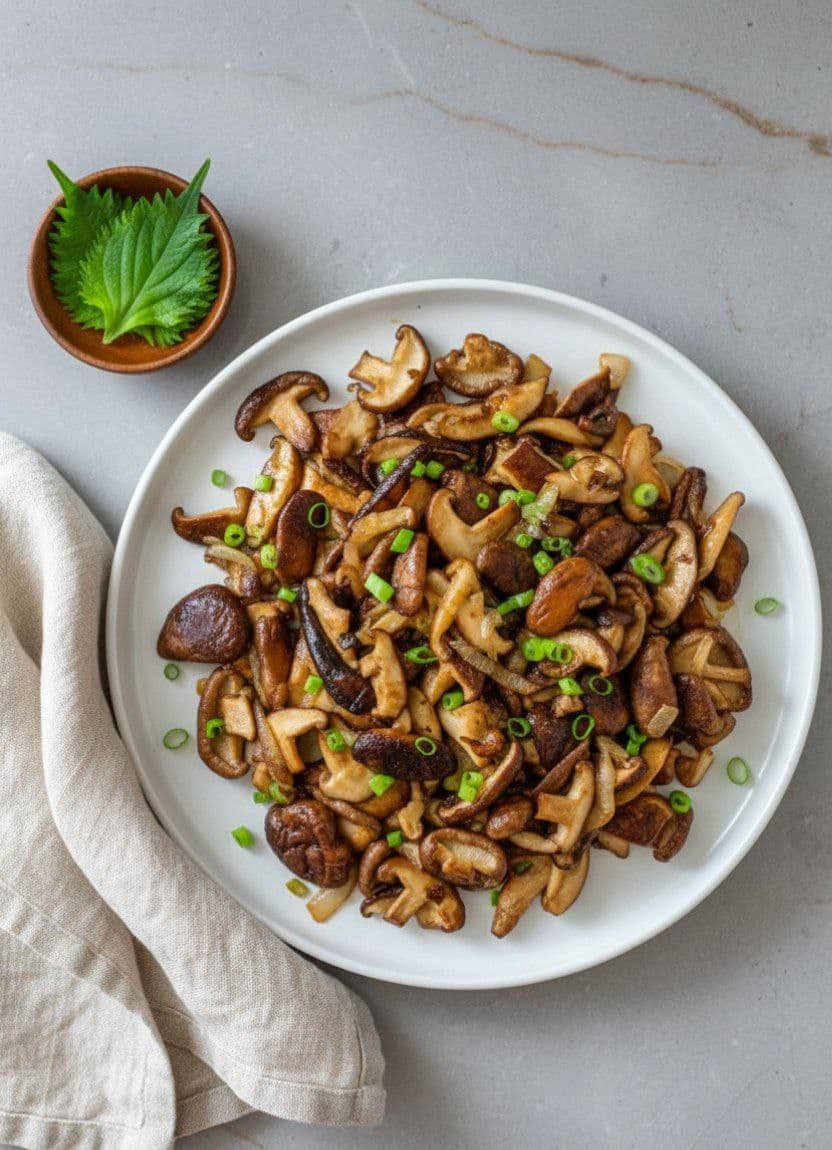 Shiitake Mushroom Sauté: Quick &amp; Flavorful Side Dish