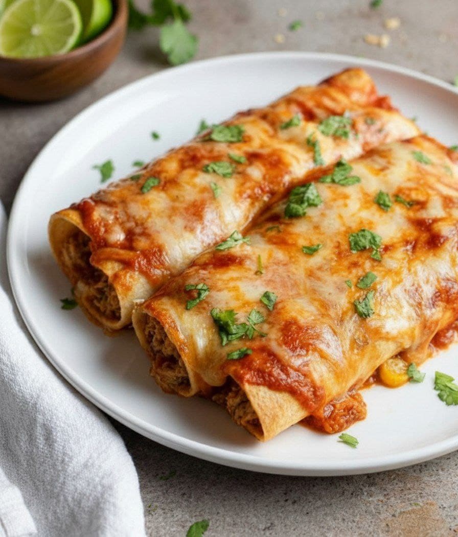 Wholesome Chicken Enchiladas: A Healthy Comfort Food Favorite