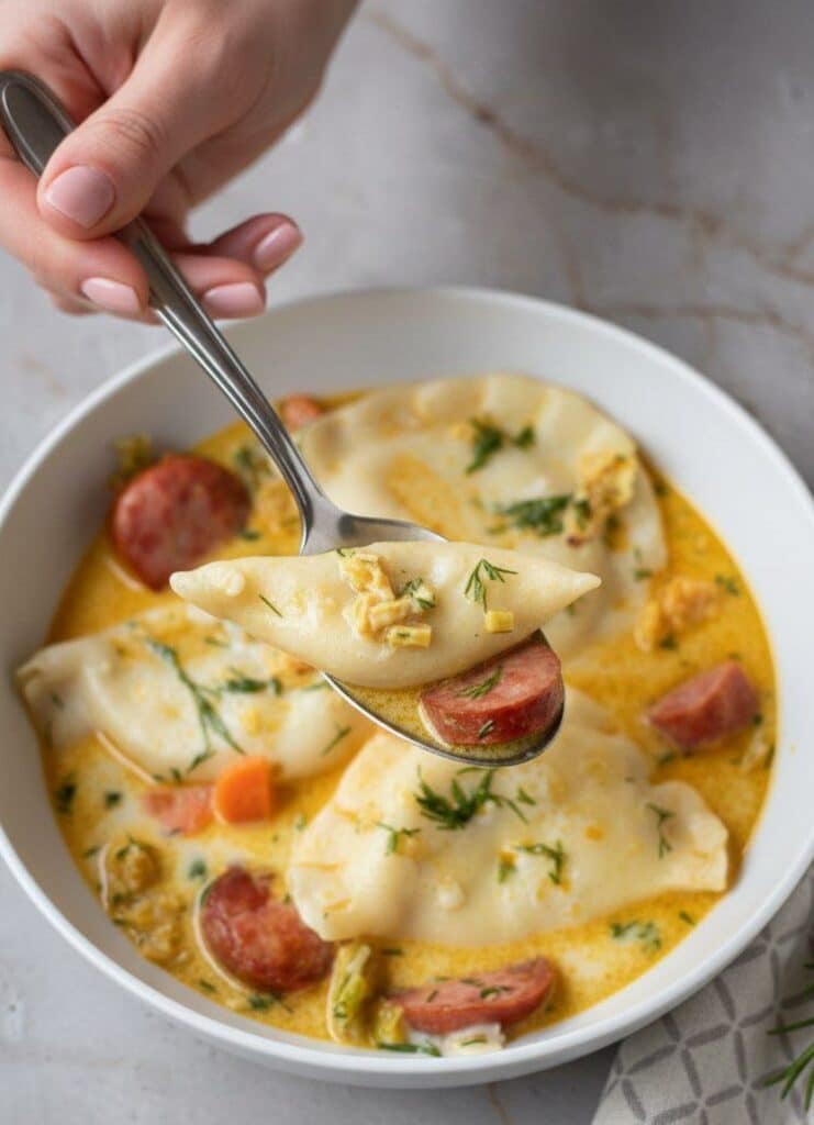 Creamy Pierogi Dill Soup with Kielbasa 7 5938471523372960637 121