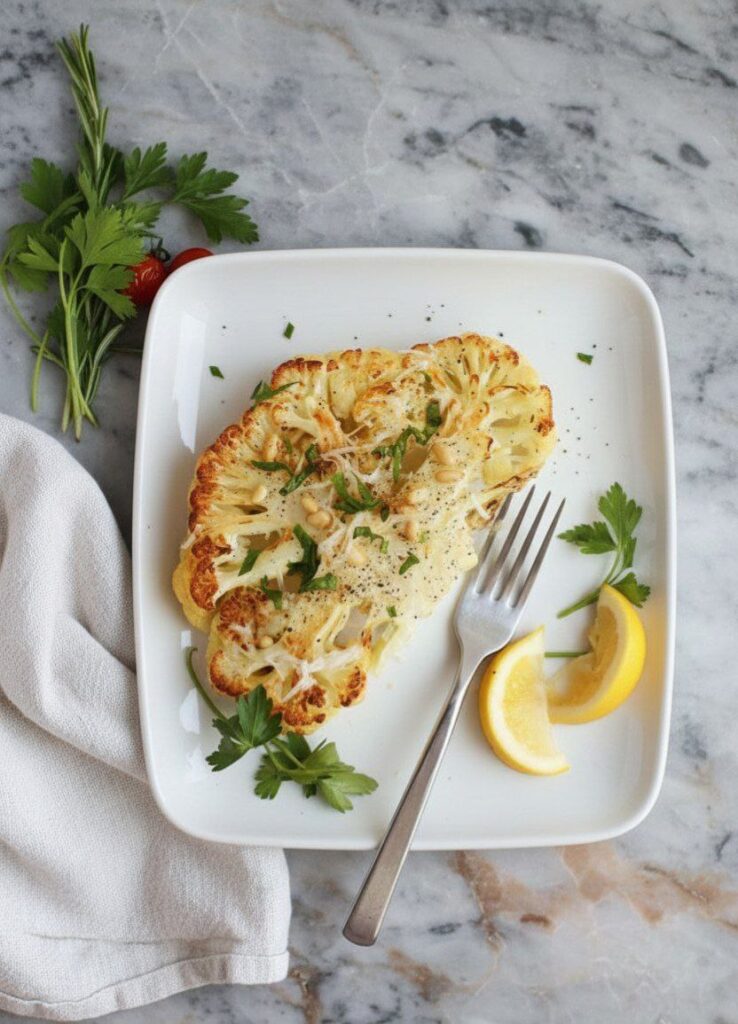Zesty Lemon Pepper Cauliflower Steaks (Vegan Main Dish) 6 5956060118824717456 121