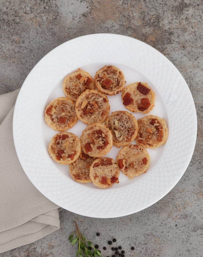 Spicy Bacon Parmesan Crisps: The Perfect Low Carb Snack