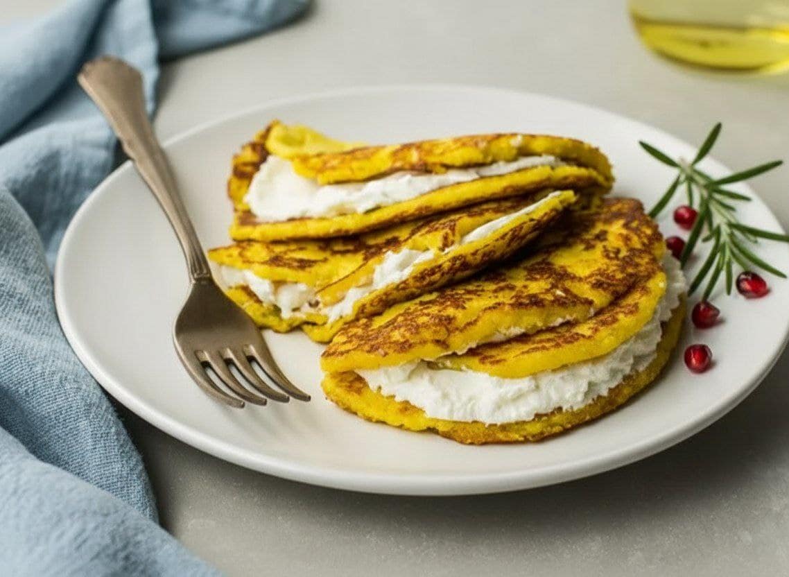 Authentic Venezuelan Cachapas (Sweet Corn Pancakes)