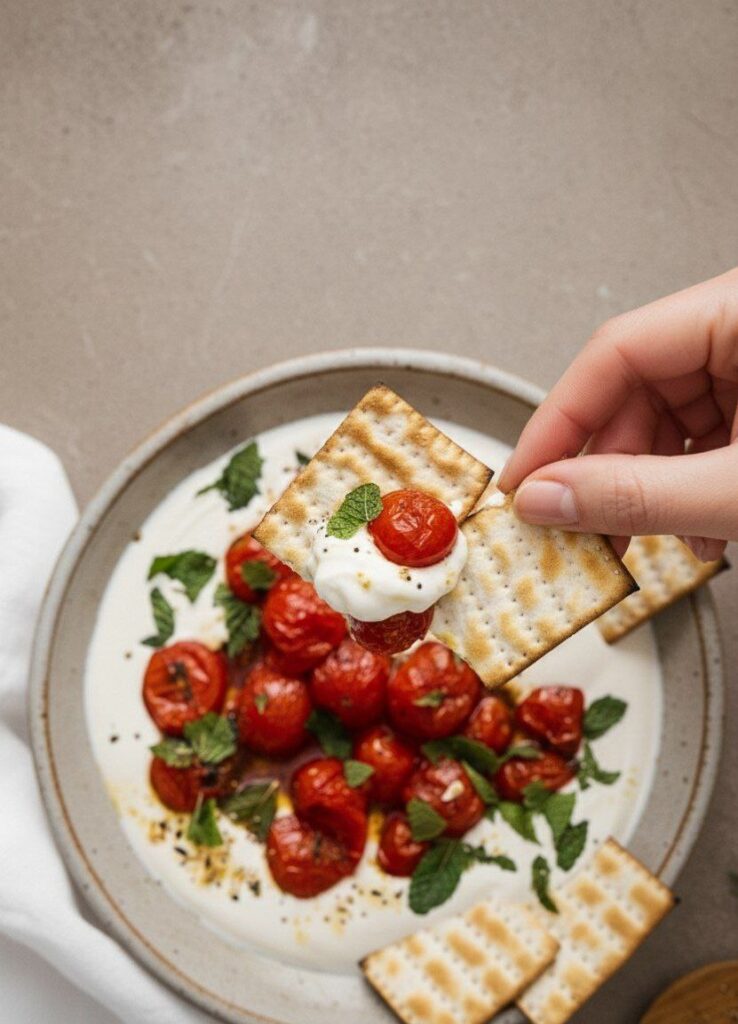 Creamy Whipped Feta Dip with Oven-Roasted Tomatoes 7 5974235728931654434 121